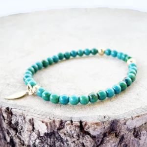 Bracelet Chrysocolle et or