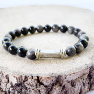 Bracelet Obsidienne Inde