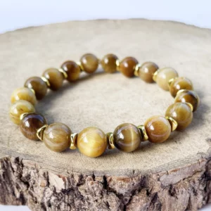 Bracelet Oeil de tigre Gold