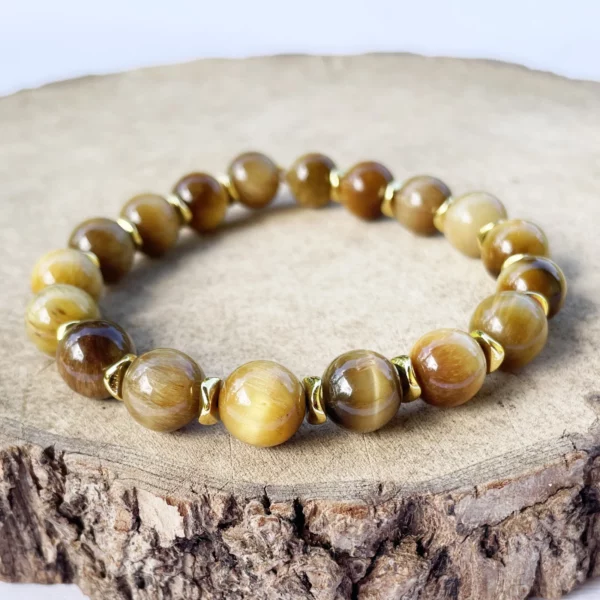 Bracelet Oeil de tigre Gold