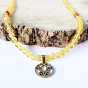 Collier Citrine