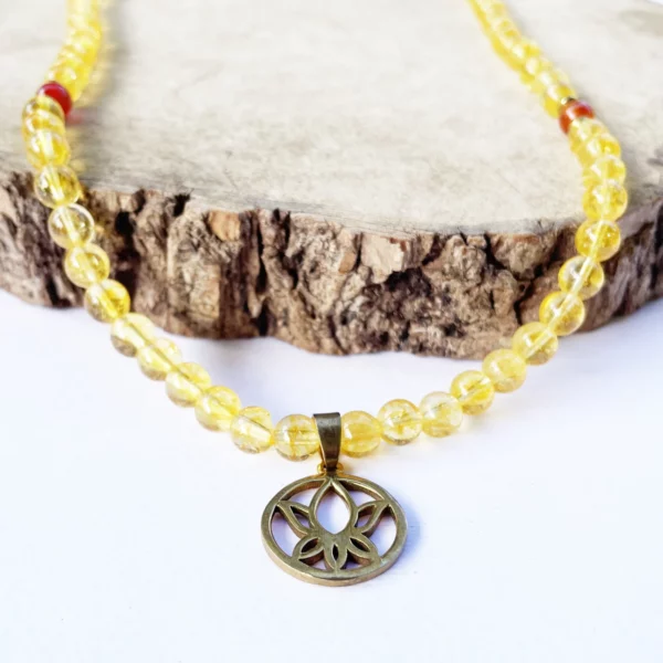 Collier Citrine