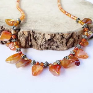 Collier Cornaline du Brésil