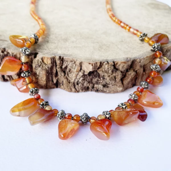 Collier Cornaline du Brésil