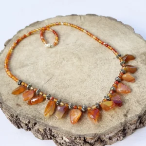 Collier Cornaline du Brésil