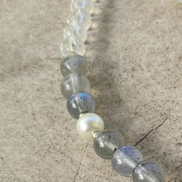 Collier Labradorite et Perles – Image 3
