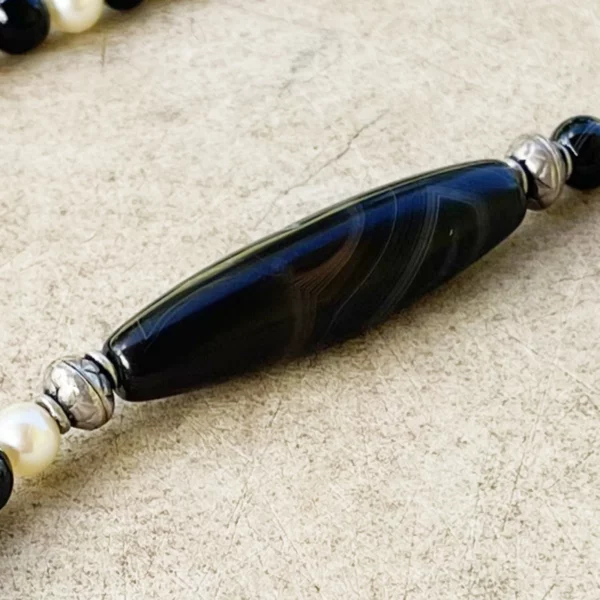 Collier Agate et Perles – Image 3