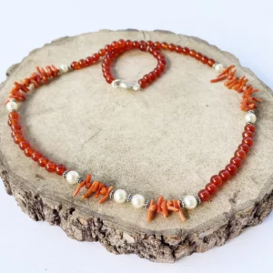 Collier Perles et Corail