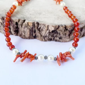 Collier Perles et Corail