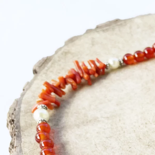 Collier Perles et Corail – Image 3