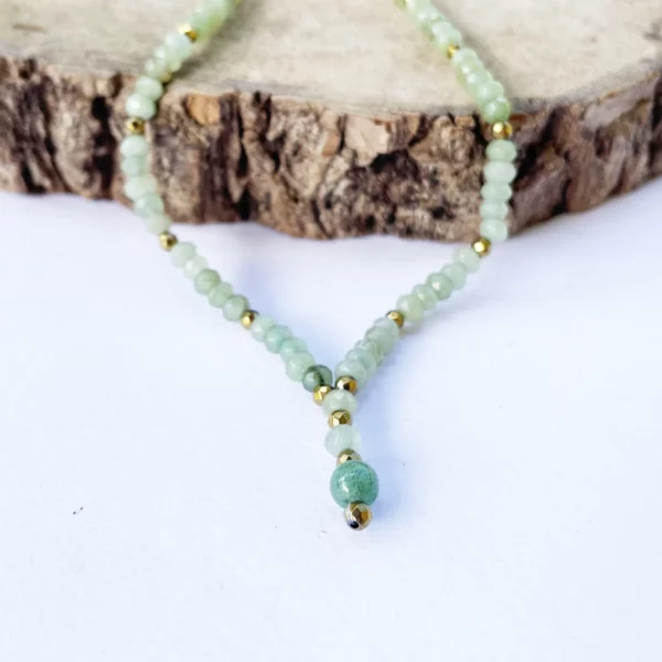 Collier Préhnite