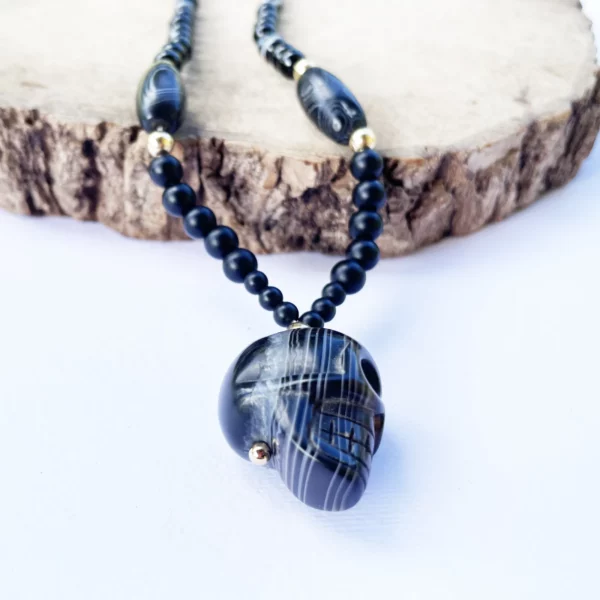 Collier Skull Agate – Image 3
