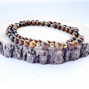 Collier Jaspe Peau de Serpent