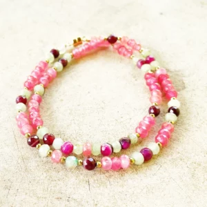Bracelet double Tourmaline