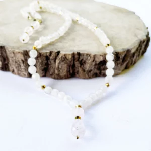Collier Quartz Rose