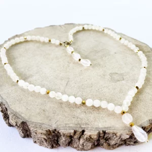 Collier Quartz Rose