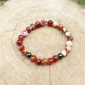 Bracelet Agate de Feu