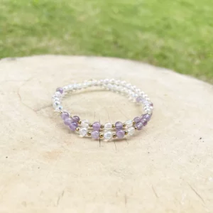 Bracelet double Angel Aura Amethyste