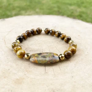 Bracelet Oeil de Tigre et Ajooba